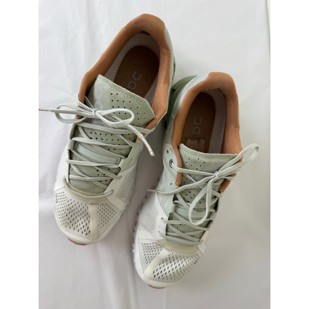 On Running Cloudflow Running Shoes Aloe White Women's Size 9 - Picture 4 of 10